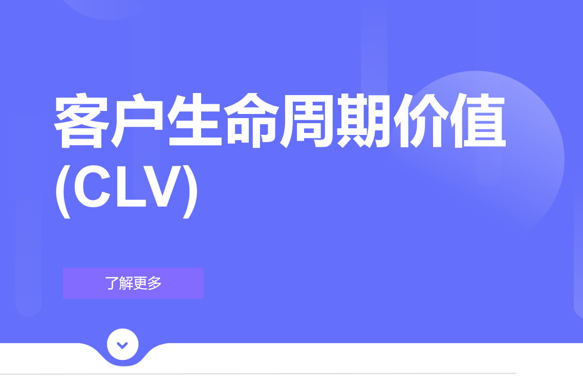 客戶生命周期價值(CLV)