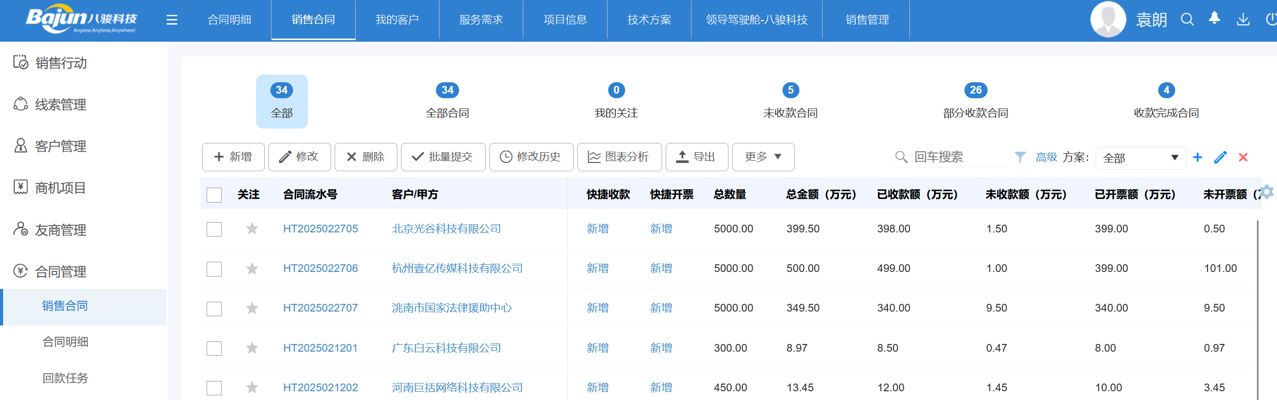 △八駿CRM產品截圖、