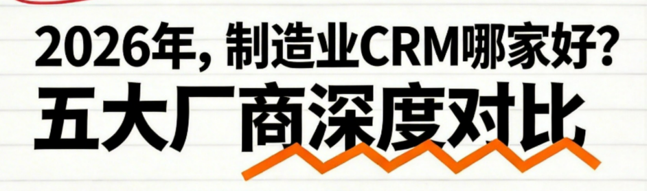 2026年，制造業(yè)CRM哪家好？五大廠商深度對比